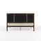 Martha Stewart Jett Queen Size Solid Wood Platform Bed w/Upholstered Base/Inset Paneled Headboard, Brown Gray/Gray MG-0900271F-Q-BRN-GY-MS - alternate 10